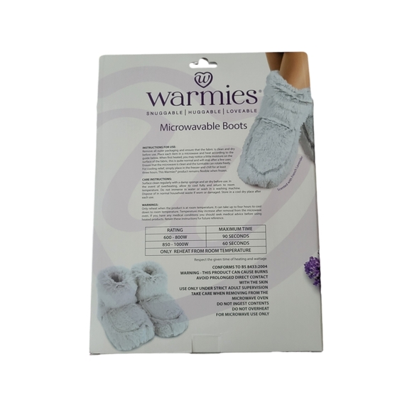 NEW Marshmallow Warmies Boots - Gray - Picture 2 of 9